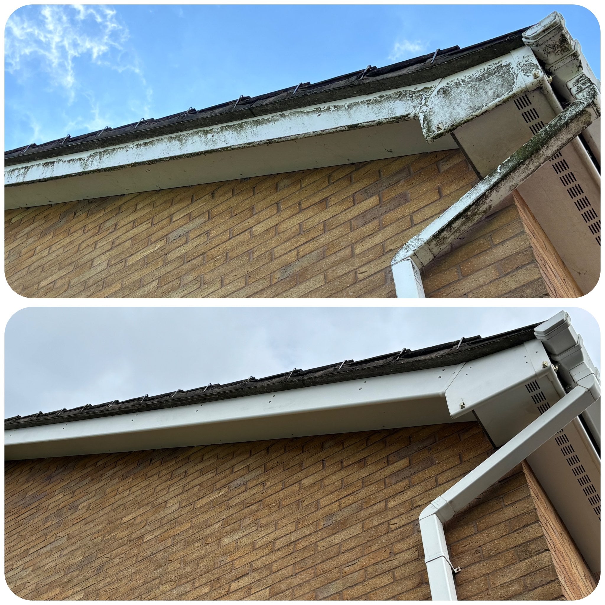 Gutter, fascia and soffit cleaning completed at a residential property in Fiskerton — photo 2