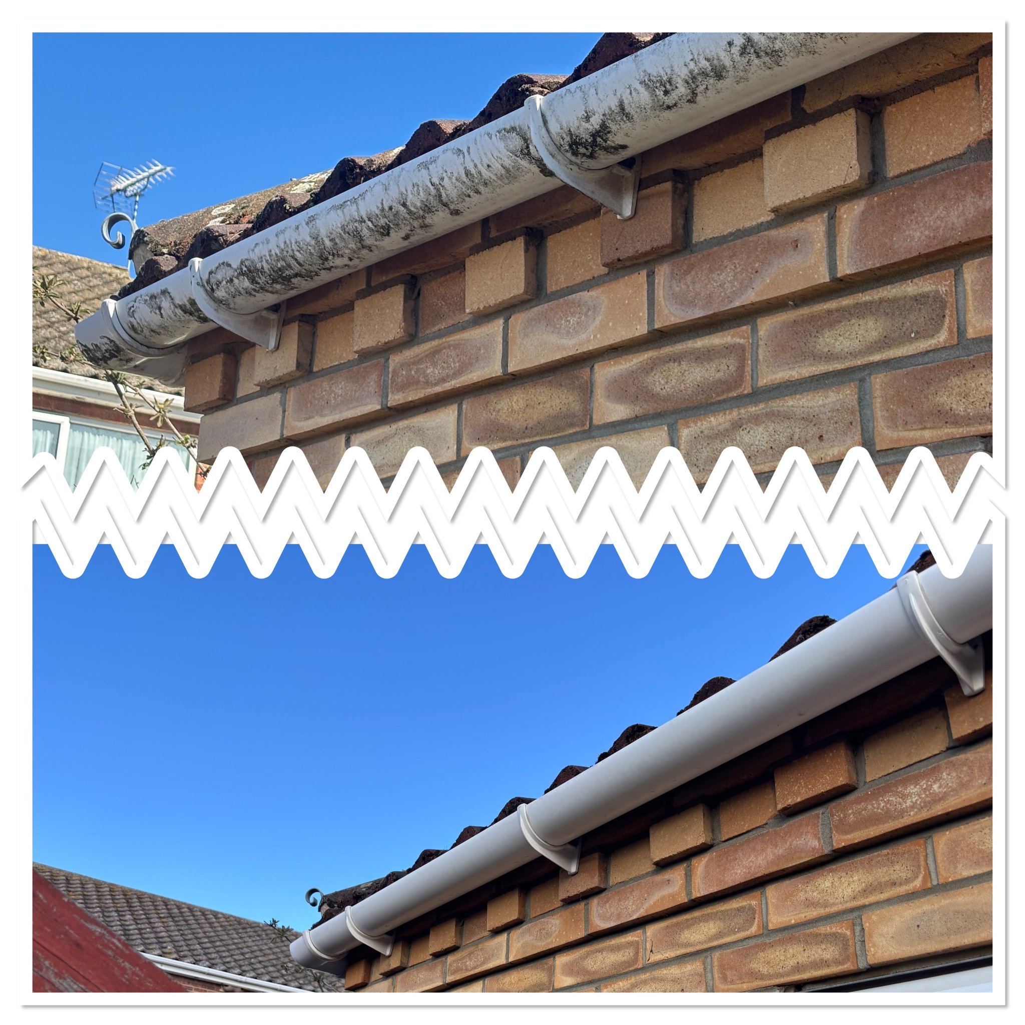 Gutter, fascia and soffit cleaning completed at a residential property in Lincoln — photo 1