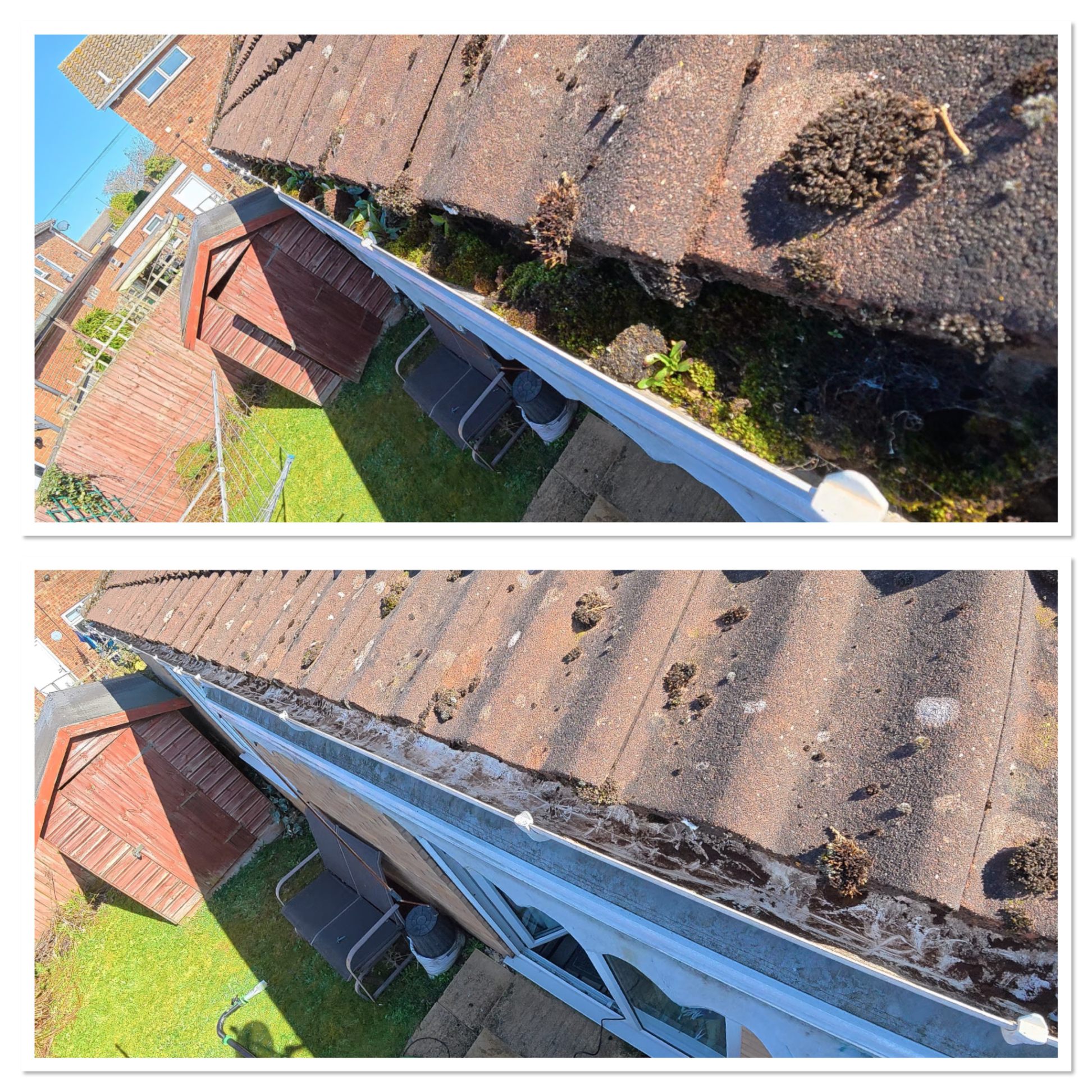 Gutter cleaning completed at a residential property in Lincoln — photo 3